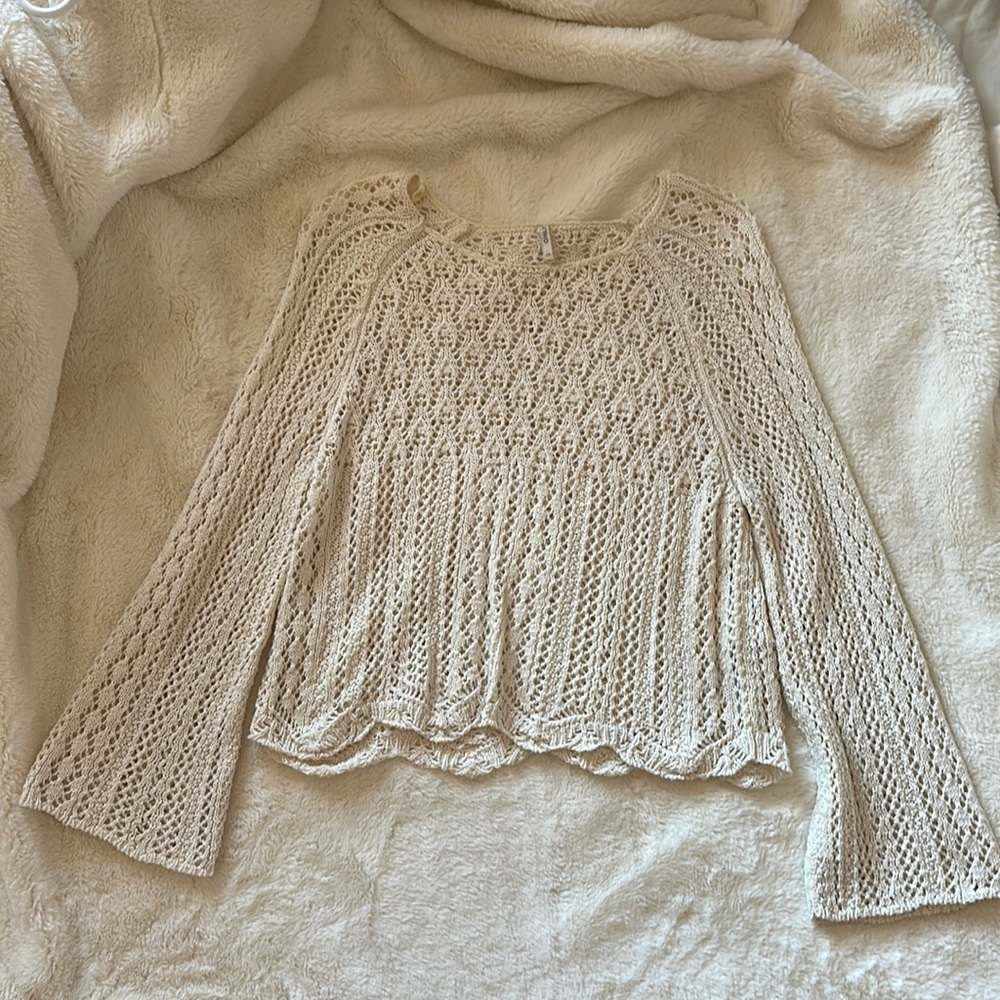 Crochet Knit Top